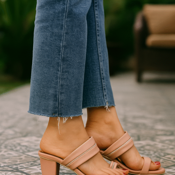 Block Heels Kolhapuri Sandals